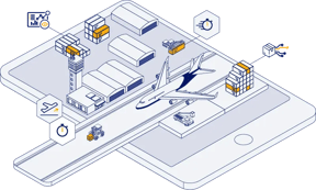 Comprehensive air freight visibility providing all necessary tools and information for tracking and monitoring shipments effectively