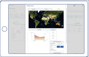 Integration of logger and tracker devices for enhanced air freight tracking, providing real-time data and shipment monitoring